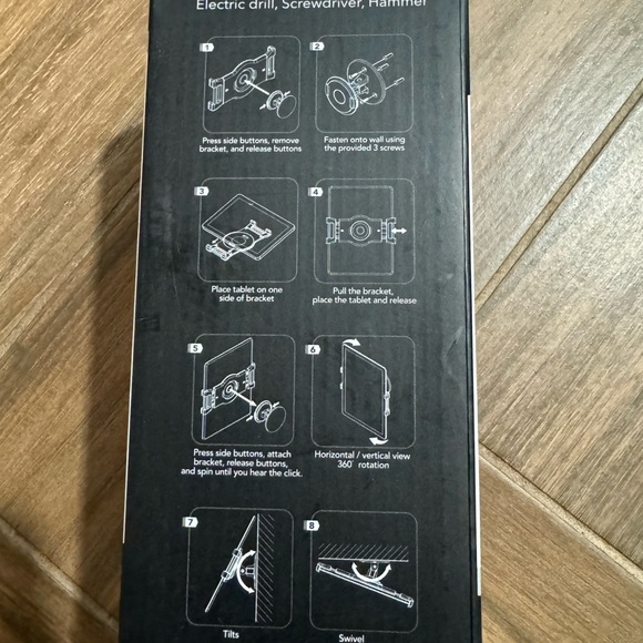 Universal Tablet Wall Mount Holder - Picture 6 of 8